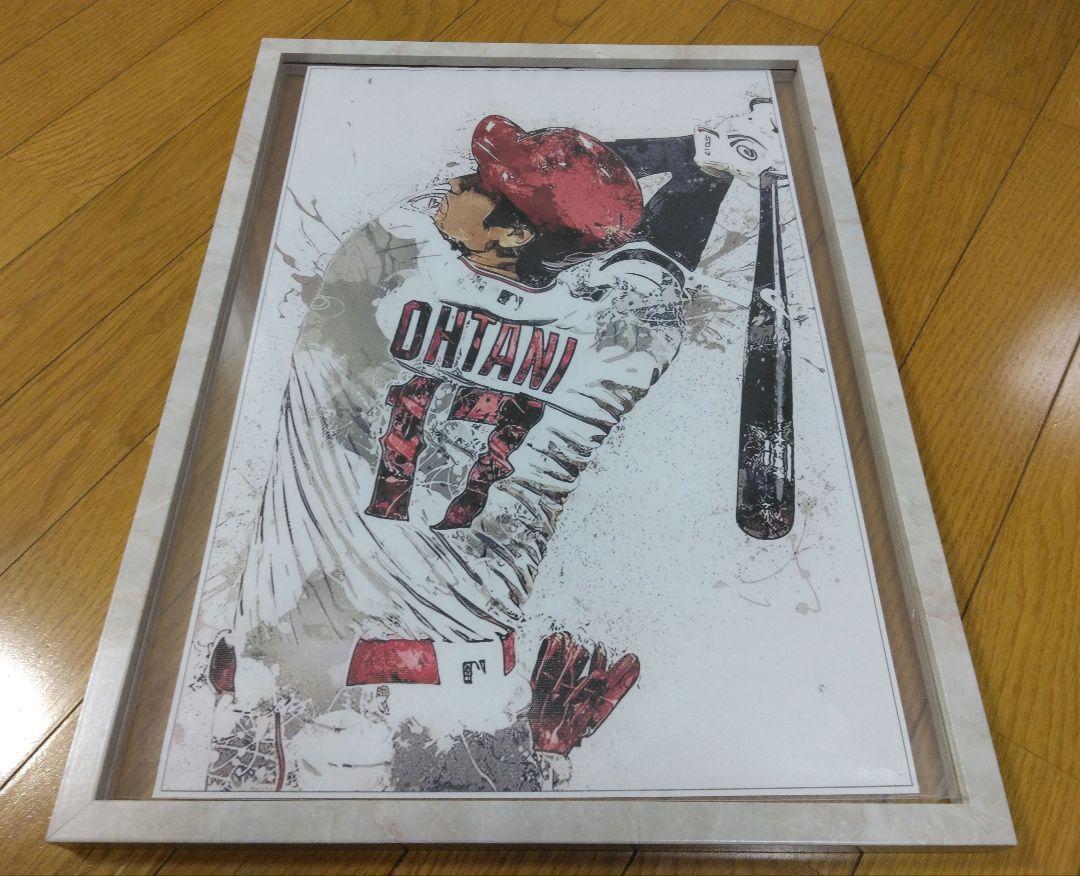 ISSEI OTANI アートフレーム Shohei Otani Waterproof Art Poster Picture Frame A3 | eBay
