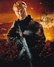 IAIN GLEN signed Autogramm 20x25cm RESIDENT EVIL in Person autograph COA