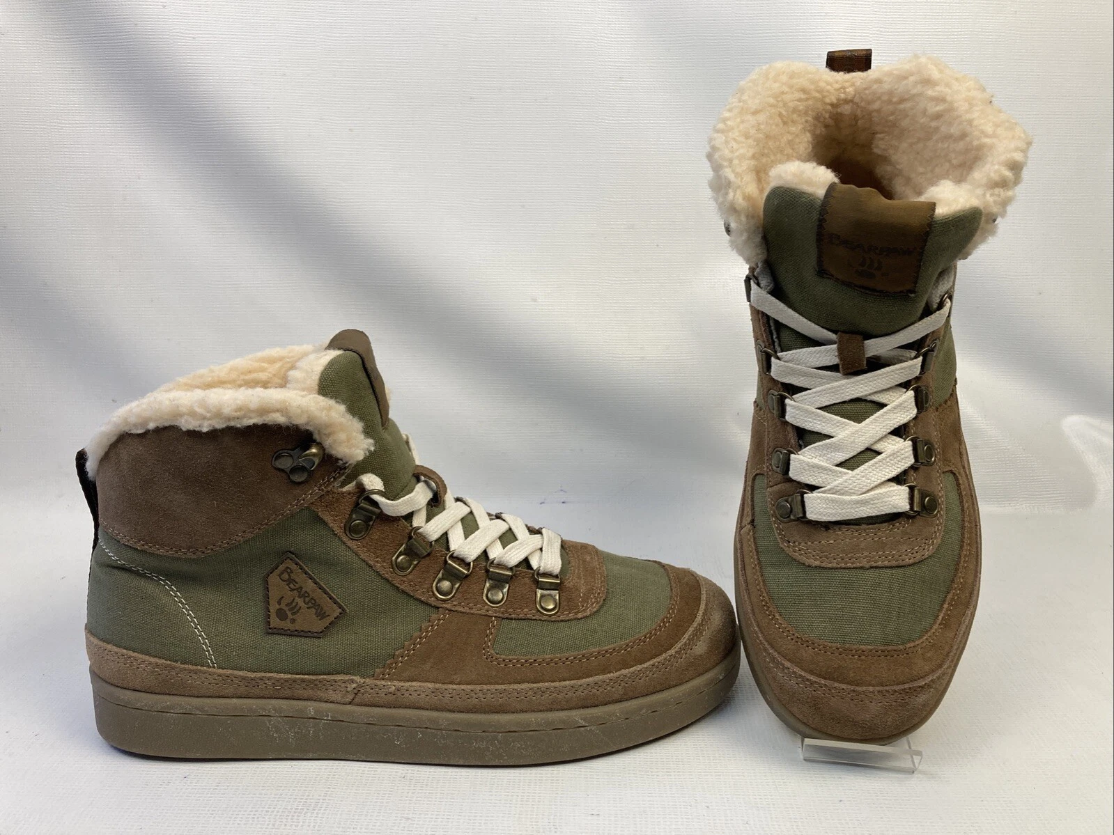 Bearpaw Helvetia Hickory / New Burnt Winter Boots Men’s Size 10 New NWOB Sample
