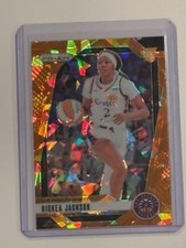 2024 Panini Prizm WNBA #60 Rickea Jackson Orange Ice Prizm (C)