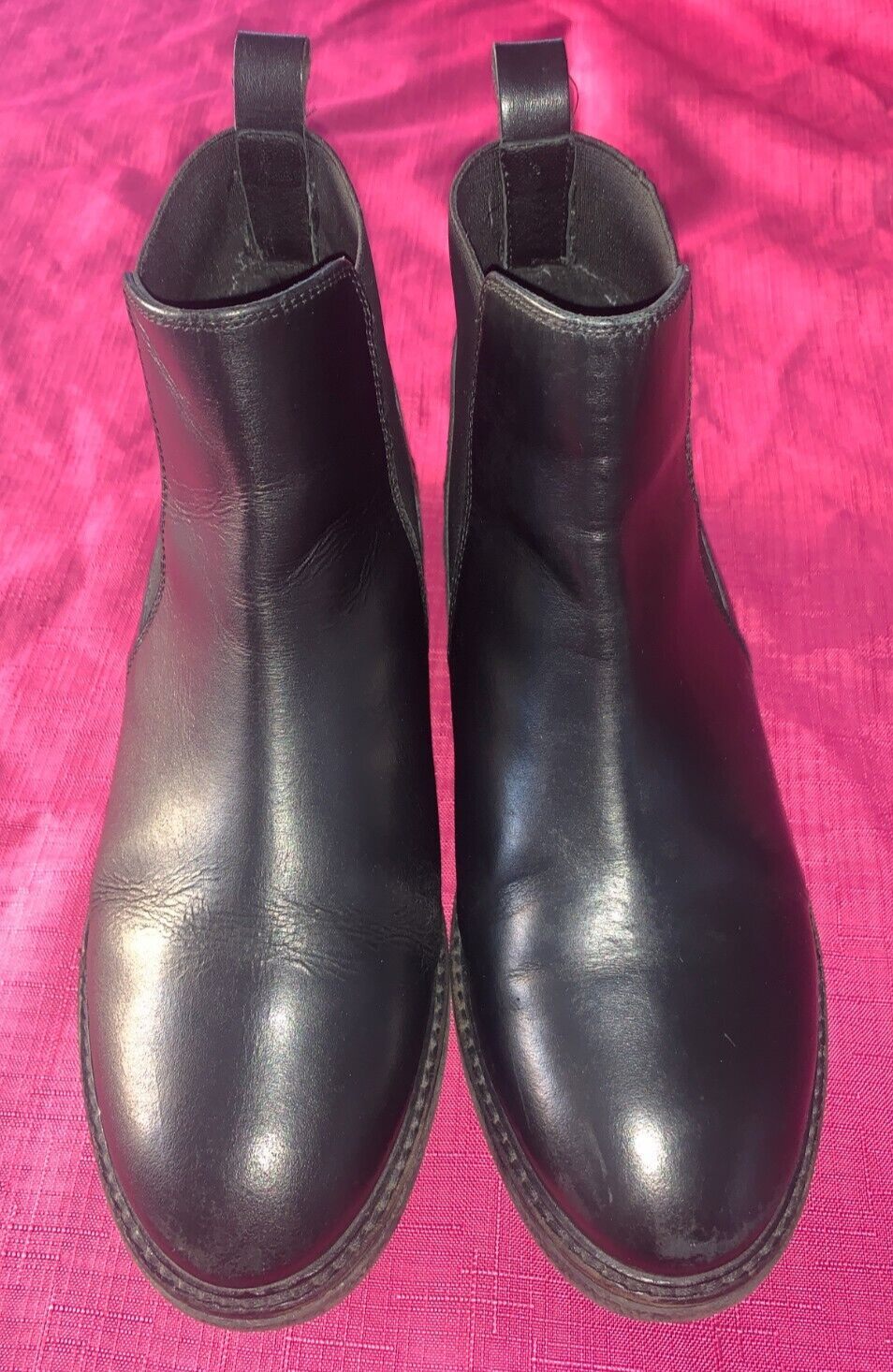 Ladies Black leather Chelsea boots by 