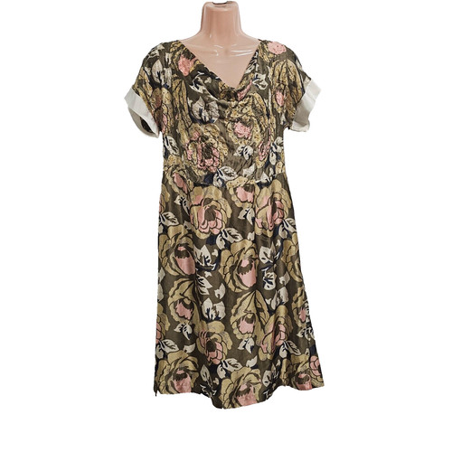 Tiffany Treloar Floral Silk Dress Women Size 2