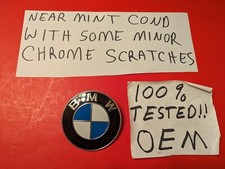 Oe 99-11 Bmw Hood Emblem Front Logo Badge E46 E60 E92 E39 X5 51148132375 Nrmint