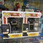 Funko POP! Movies: The Flash: Lot Of 2 Batman #1341 #1342 With Soft Protectors