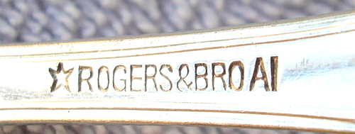 1898 Roger Bros. Placa de Plata Tenedor de Carne Fría, Lote de Patrones del Nuevo Siglo # 17 - Imagen 4 de 5