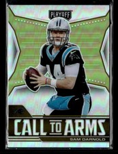 Sam Darnold - 2021 Panini Playoff Call to Arms Silver #CA-SDA Carolina Panthers
