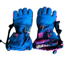 Spyder Synthesis Winter Ski Snowboard Gloves Girl SZ M Multicolor Convert 197056