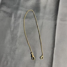 Vintage D & R Gold Tone Watch Fob Chain 13”