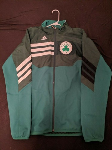 Boston Celtics Adidas Track Jacket Size 
