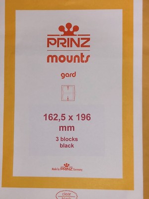 PRINZ STAMP MOUNTS 162/196   (162.5/196)