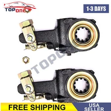 2Pcs 10 Spline 5.5" Auto Slack Adjuster w/ Collar Lock Clevis For Meritor AS1132
