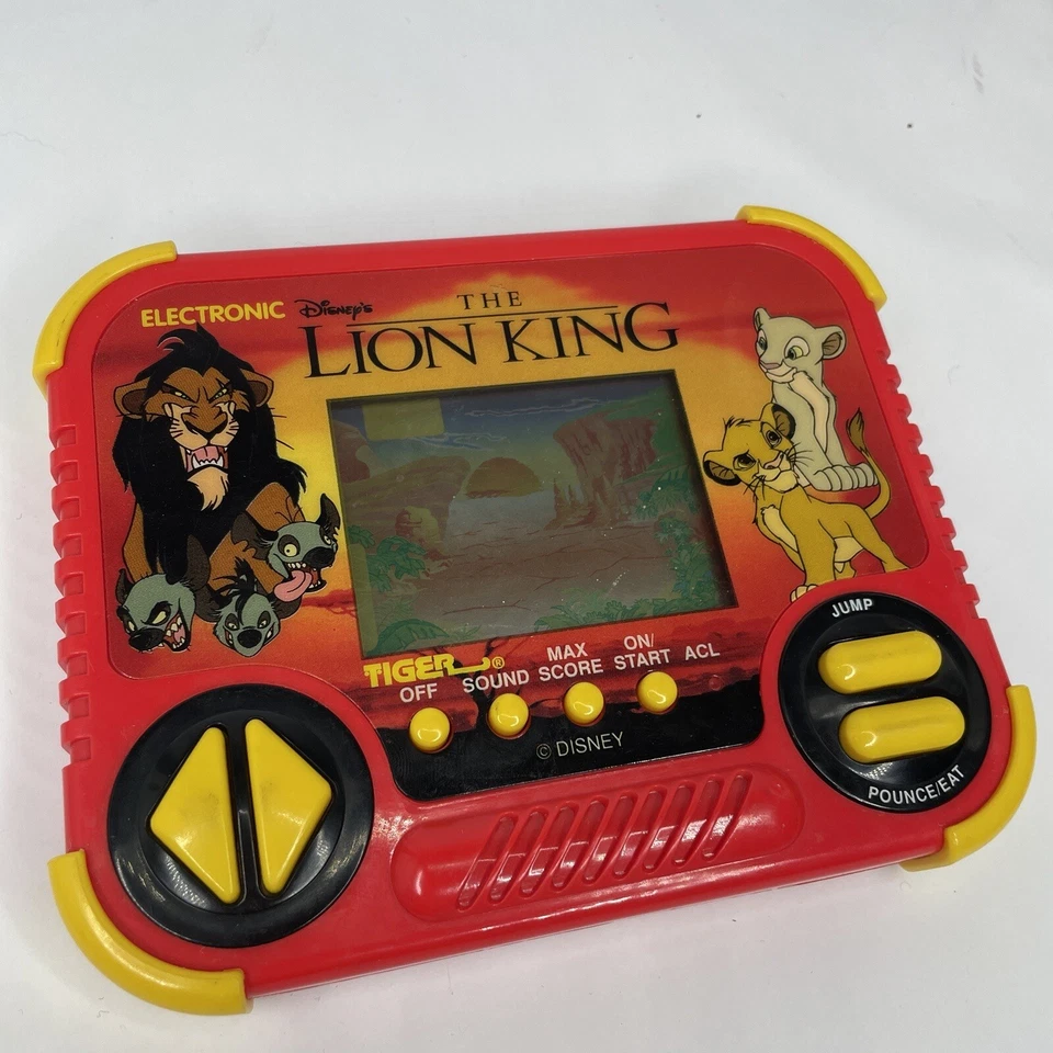 Disney El Rey León Juego De Colección Años 90 Tigre Electrónico Retro Portátil Coleccionable Foto 2 de 4
