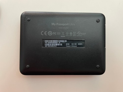 WD 3TB USB 3.0 Hard Drive My Passport Ultra Portable - Picture 2 of 4