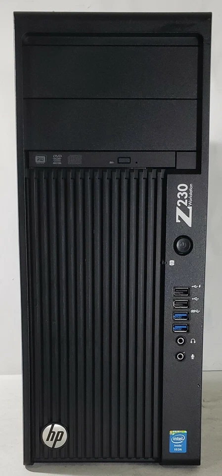 HP Z230 Workstation Intel Xeon E3-1230 v3 3.30GHz 8GB RAM 1TB HDD Windows 10 Pro - Image 3 of 4