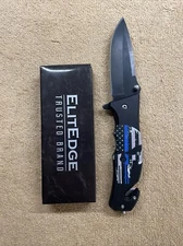 Blade3.5" Assisted Opening Blade Ambidextrous Folding Knife Skull Theme