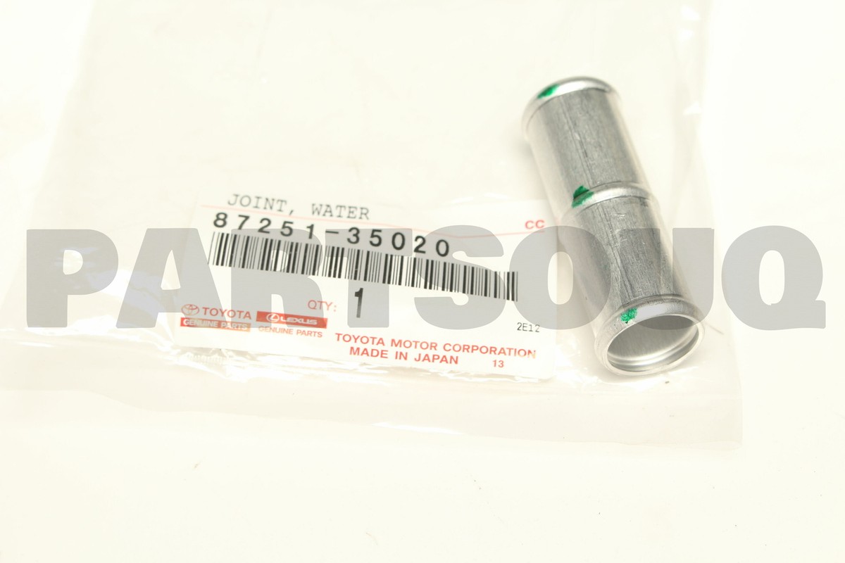 8725135020 Genuine Toyota JOINT OR UNION, WATER HOSE THROUGH 87251