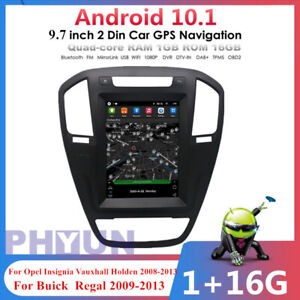 Android 10.1 Estéreo Radio Reproductor GPS WIFI BT FM Para Opel Vauxhall Insignia 08-13