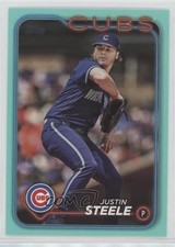 2024 Topps Series 1 Aqua Justin Steele #318 17a7