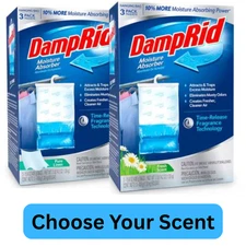 DampRid 15.4 oz Hanging Moisture Absorber, Pack of 3