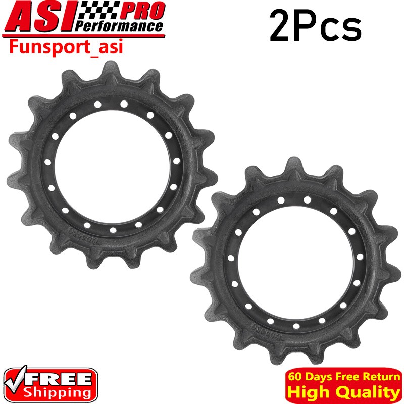 2Pcs Drive Sprocket For Bobcat T450 T595 T590 T550 7204050 Gehl RT165 7204050