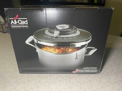 ALL-CLAD 8.4 QUART PC8 PRECISION STAINLESS STEEL PRESSURE COOKER