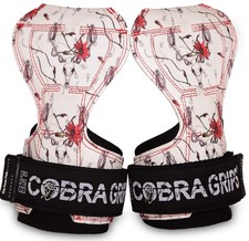 Cobra Grips PRO Weight Lifting Gloves Heavy Duty Straps Alternative Power Lif...