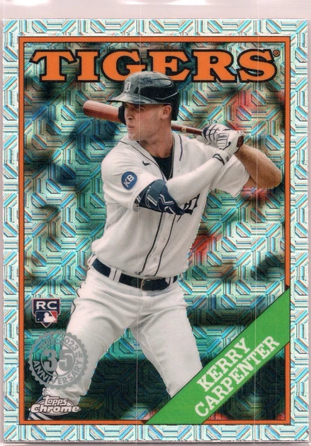 2023 Topps Series 2 Kerry Carpenter 1988 Chrome Mojo Refractor RC #2T88C-81