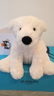 Jellycat Small Perry Polar Bear 🖤RETIRED🖤Brand New With Tags*RARE*HARD-TO-FIND - Image 1 of 4