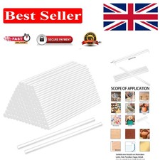 7mm Hot Glue Sticks - 124 Pcs, Fast Drying & Easy Use for Every Crafting Project 0.19 per stick