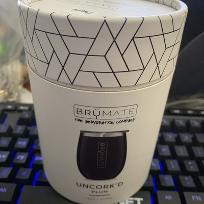 New 2 Brumate Uncork d 14 Oz Wine Tumbler Plum Barefoot Wines Engraved