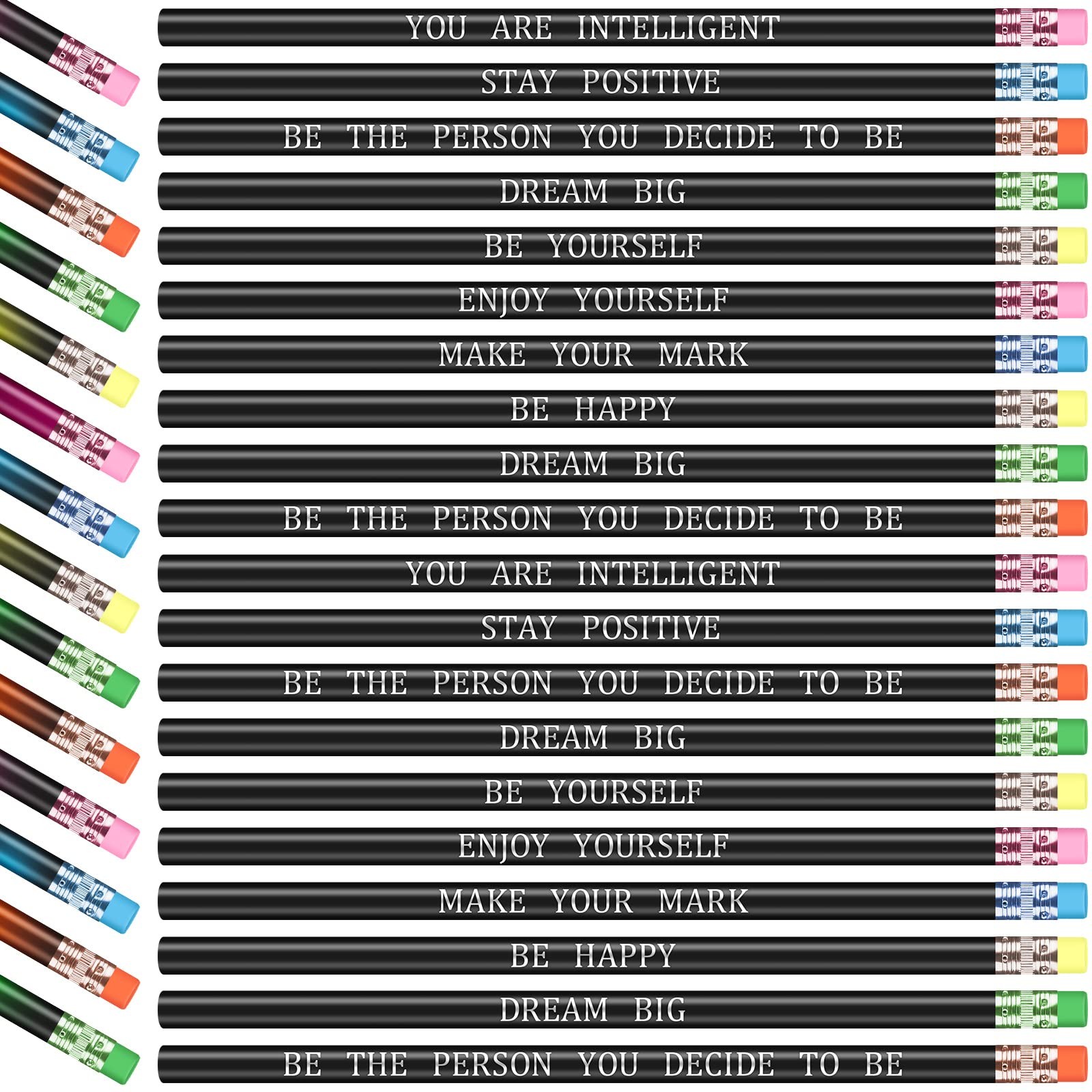 Color Changing Pencils Bulk With Eraser Hb