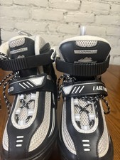 Lake Placid Summit Youth Shoe Size 1-4 Adjustable Black Gray Boys Ice Skates