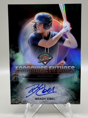 2025 Panini Prospect Edition #FFS-BE Brady Ebel Franchise Futures Signatures