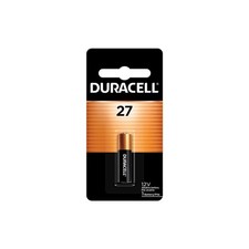 Duracell 27 12V Alkaline Battery, 1 Count Pack, 27 12 Volt Alkaline Battery, Lon