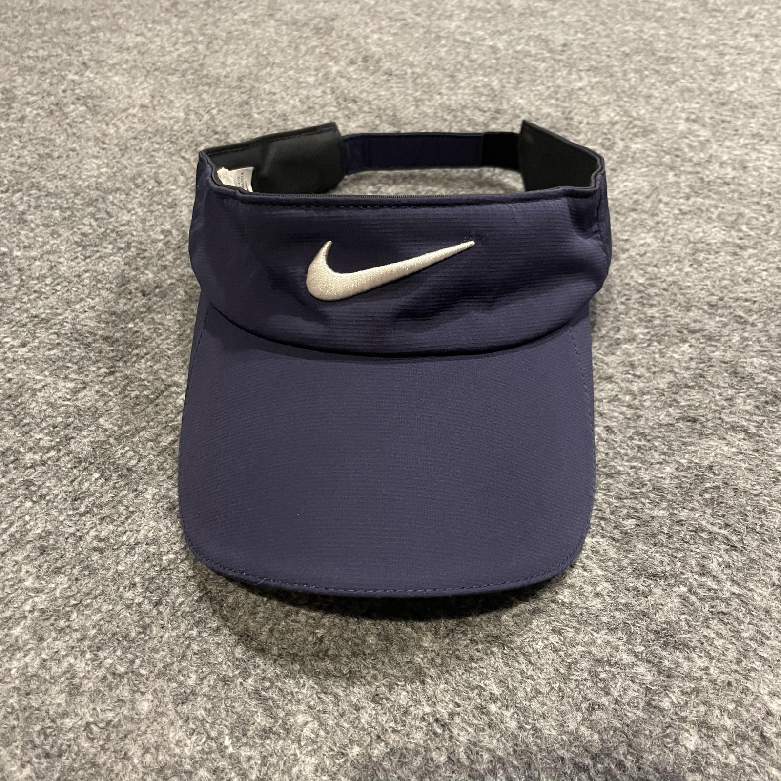 Nike Golf Visor Hat Adjustable Strapback Navy Blu… - image 2