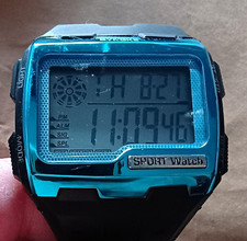 Blue Box Hip Hop Watch For Male Or Female New With Out Tags Had A Screensaver On