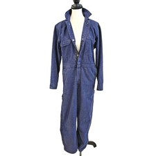 50s VTG Big Ben Blue Bell Coveralls 38 Short Blue Denim Workwear Made USA