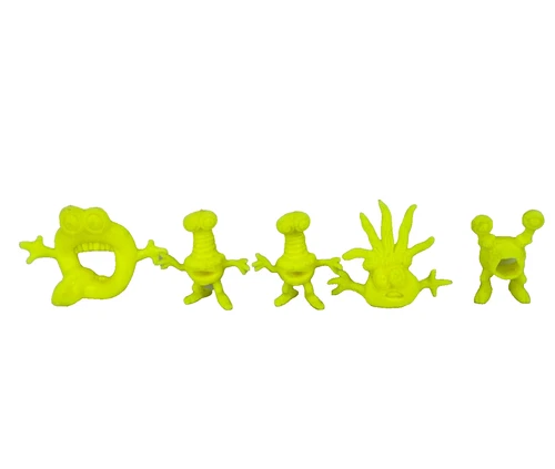 Vintage 1992 Viacom Nickelodeon GAK Little Critter mini-figure SET OF 4+1 RARE