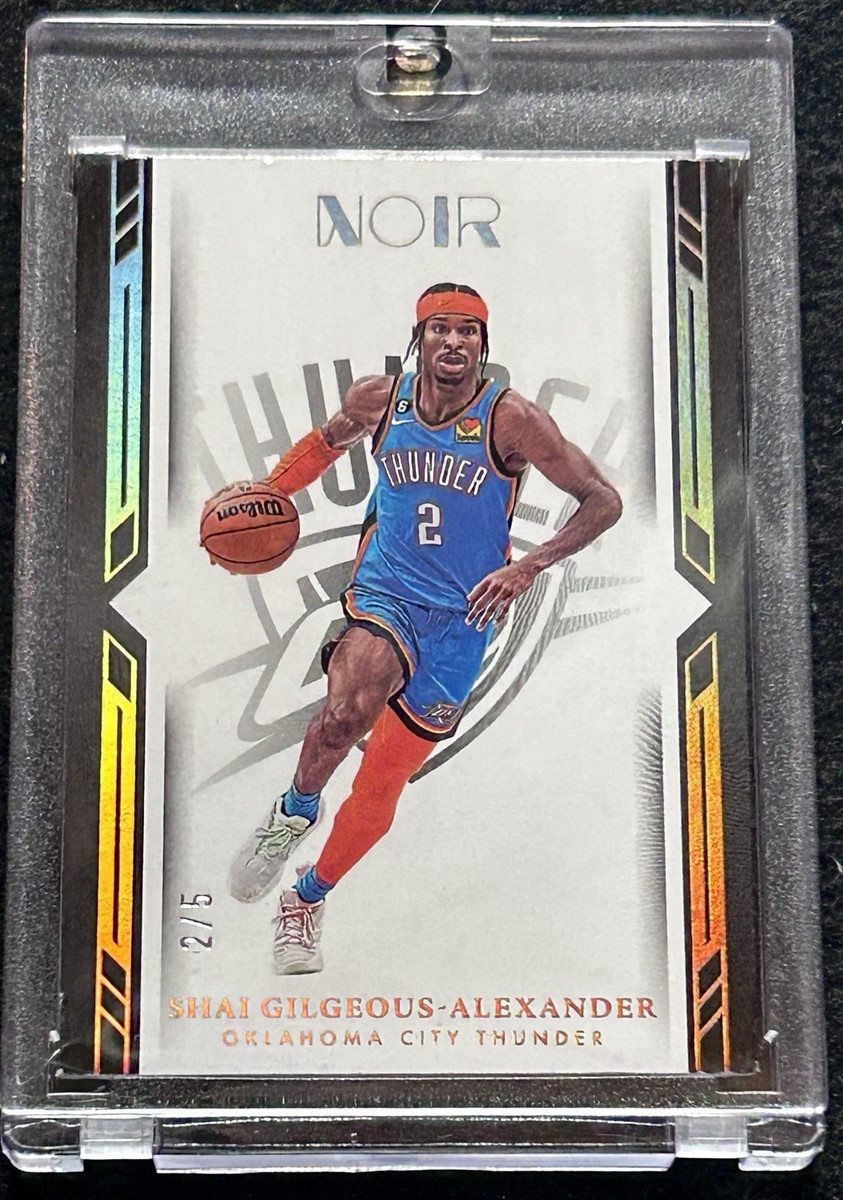 22-23 Panini Noir Icon Edition Shai Gilgeous-Alexander #78 Holo 