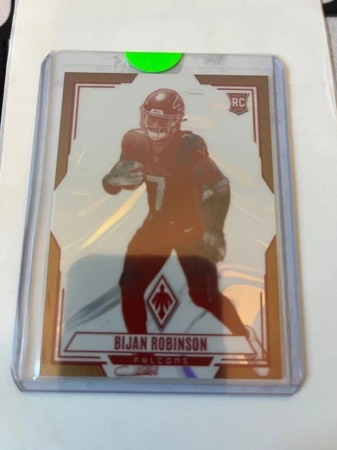 Bijan Robinson Panini Phoenix Contours #CON18 Gold
