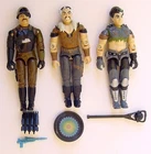 1980s HASBRO GI JOE MAJOR BLUDD CRYSTAL BALL DREADNOK THRASHER FIGURES & WEAPONS