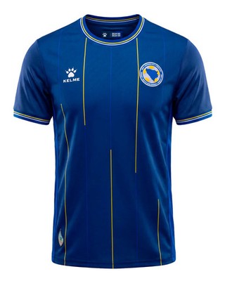 KELME Bosnien & Herzegowina Heim-Trikot BLAU WM 2026   Fan-Version ORIGINAL