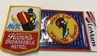 Vintage "Don't Eat Yellow Snow" & "Official Hamm's Snowmobile Patrol" Patches — photo 1