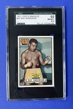 1951 Topps Ringside #43 Ray Robinson SGC 8.5 NM/MT+(POP1) Only One Higher