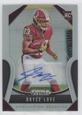 2019 Panini Prizm Rookies Silver Prizm Auto Bryce Love #325 Auto 0o9