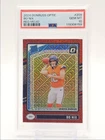BO NIX 2024 DONRUSS OPTIC RATED ROOKIE FOOTBALL RED MOJO RC PSA 10 Q0004