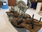 ANTIQUE Franz Bergman, A Cat, Vienna Bronze Sculpture, ca. 1900 Ink Well — photo 5