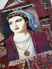 Framed Persian Machine Made Rug Vintage Princess Persia 3'5X2'3 ft