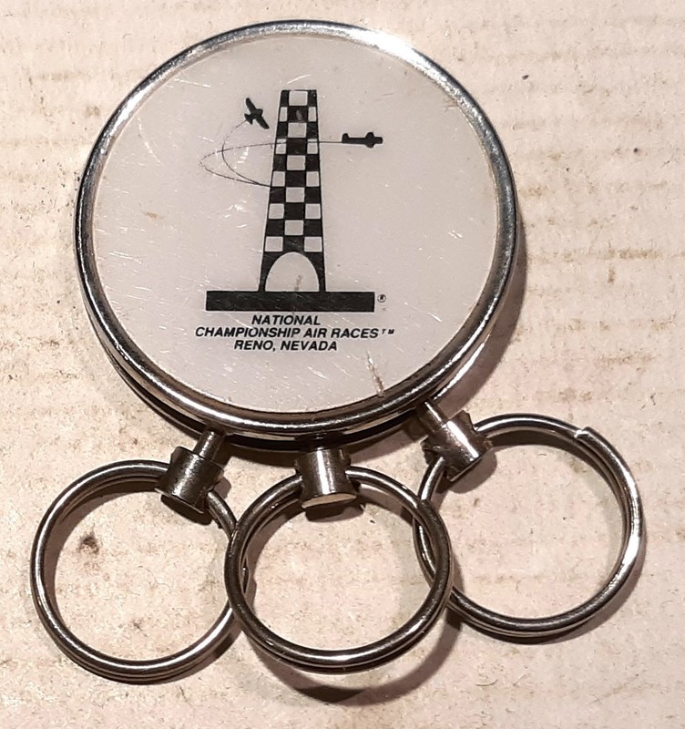 K96)   Flamingo Hilton, Reno NV. Triple Key Ring, National Championship Air Race