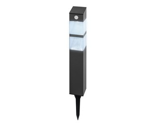 Livarno home Solar Gartenleuchte Bewegungsmelder quadratisch anthrazit Besch.VP